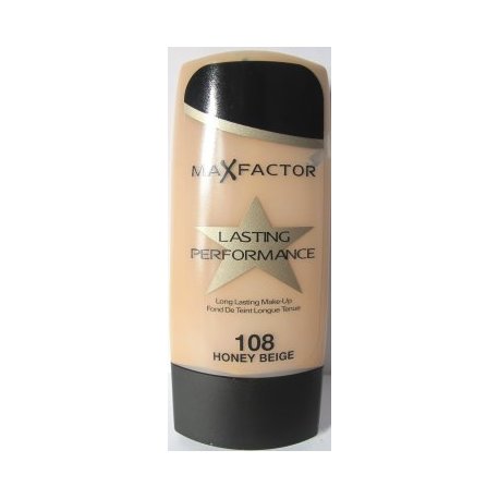 Max Factor Lasting Performance Foundation 108 Honey BeigeFONDOTINTA LASTING PERFORMANCECOPERTURA A LUNGA TENUTA SENZ