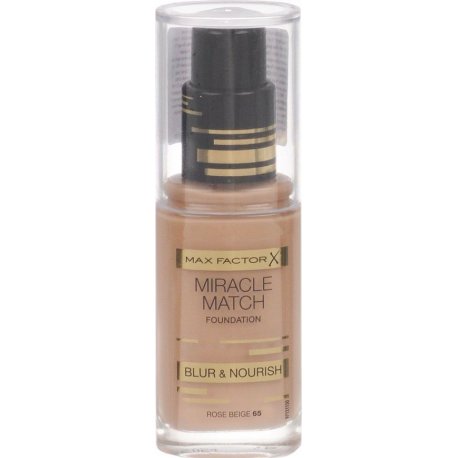 MAX FACTOR Miracle Match Foundation 65 ROSE BEIGETrasforma il tuo look con una pelle impeccabile e nutrita* dal colore