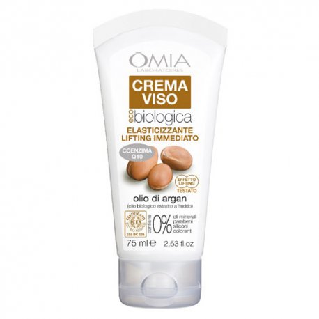 Omia - Crema viso elasticizzante argan 75 mlEffetto Lifting Cosmetico Testato sotto controllo dermatologico Con Olio d