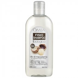 Omia - Fisio shampoo olio di macadamia 250 mlECO BIO COSMETICO CERTIFICATO FORMULA SENZA SALE AGGIUNTO Formulazione se