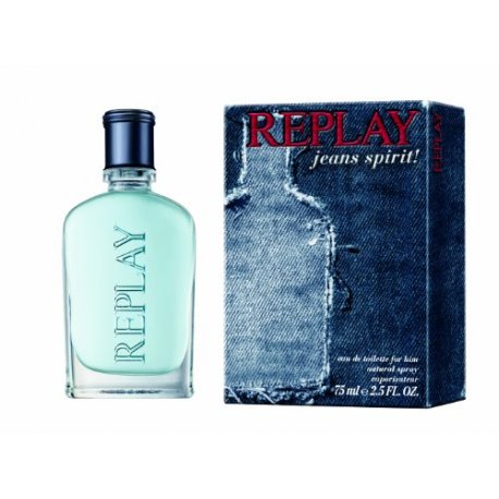 Replay Jeans Spirit for Him EDT 75ml Replay offre il suo Jeans originali, una fraganza olfattiva agrume e ambra.