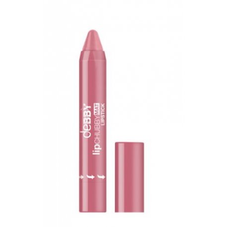 Debby lipCHUBBY mat  n 01 nude roselipCHUBBY MAT  è il nuovo rossetto dal finish MAT vellutato che dona alle labbra un