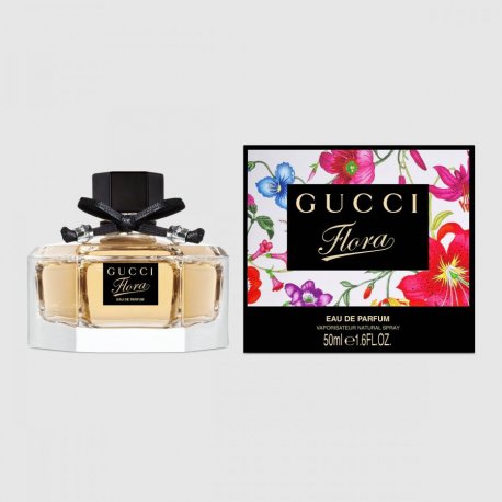 GUCCI FLORA  eau de parfum 50 MLIspirato all\'iconica stampa Flora, questo originale profumo femminile è fedelmente radi