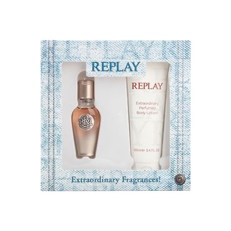 REPLAY True Replay For Her Natural Spray 20 ml +Body Lotion 100ml