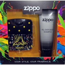 Zippo POP ZONE For Him eau de toilette 40 ml + all over body shampoo