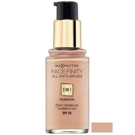 Max Factor Facefinity All Day Flawless 3 in 1 Fondotinta 30ml - SPF20 Warm Almond 45Max Factor Facefinity All giorno im