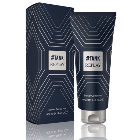  Replay #Tank for Him Gel Doccia (400ml)è una fragranza fresca e raffinata dedicata ad un giovane uomo, moderno e pieno