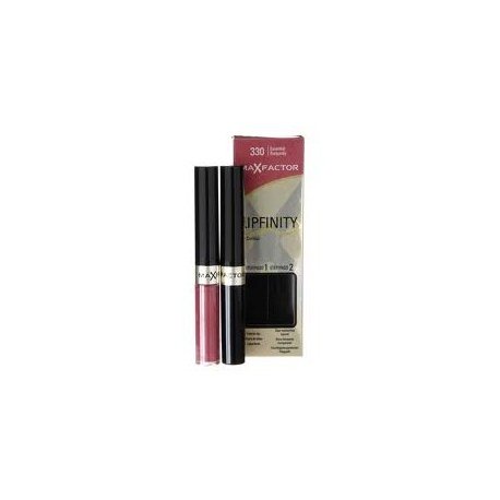 Max Factor Lipfinity Limited Edition Essential Lipcolour 330 essential burgundyFinitura glamour a lunga tenuta in due s