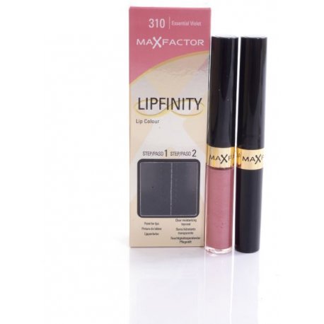 Max Factor Lipfinity Limited Edition Essential Lipcolour310 essential violetFinitura glamour a lunga tenuta in due semp