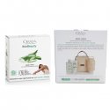 OMIA ALOE VERA kit regalo bagno 400 ml + crema corpo 200 ml + guanto esfoliante + beauty case in cotoneOMIA ALOE VERA k