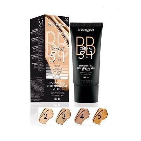 DEBORAH BB CREAM 5IN1 FONDOTINTA VISO 03 SANDUn fondotinta perfezionatore di pelle all-in-one, in grado di regalare in 