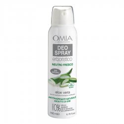 Omia Deo spray aloe vera deodorante 150 mlUna linea Anti-Traspirante per persone con sudorazione intensa. Rinfresca e r