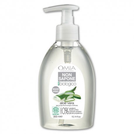 Omia Non Sapone Viso Mani Aloe Vera 300 mlLa Formula ECO BIO COSMETICO CERTIFICATOFORMULA A PH FISIOLOGICOOmia Non Sapo