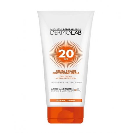 DERMOLAB CREMA SOLARE VISO E CORPO SPF 20 200 mlCrema Solare Viso e CorpoArricchita con un Pool di Aidi Ialuronici ad 