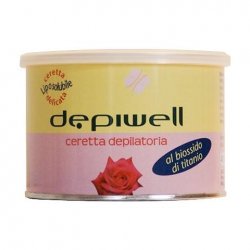 Depiwell Cera Depilatoria Liposolubile Vaso 400ml Biossido Di Titanio Rosa        super offerta 3pz 10 euro 1 pz 4 euro