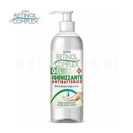 Retinol Complex Gel Igienizzante - Batteri Funghi Virus -200mlUltra retinol complex gel igienizzante antibatterico è un