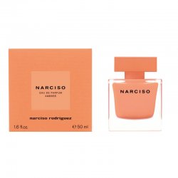 NARCISO Eau de Parfum AMBRÉE 50ml, la nuova fragranza femminile calda e luminosa, che evoca il profumo della pelle bacia