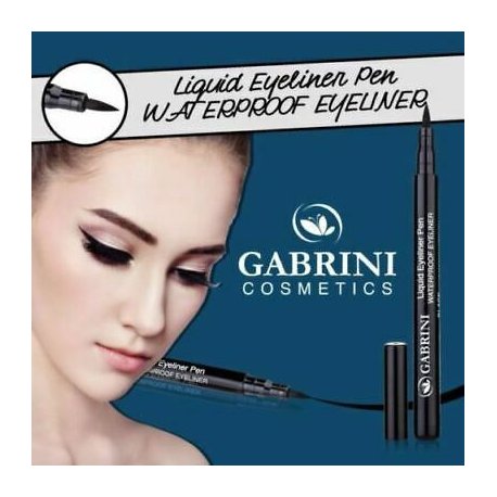 Gabrini Professional Extra Black Waterproof 12 Hours Liquid Eyeliner Pen