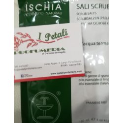 ISCHIA Sali Scrub buste monodose da 100 mlRappresentano una miscela di sali a granulometria differenziata sapientemente