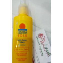 ISCHIA Latte Spray Solare SPF 50+ 125 mlfreccia.jpgLatte spray solare protezione 50+ Water resistantLatte fluido, faci