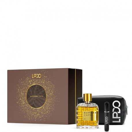  Lpdo Superbe Cafe Cofanetto REGALO PROFUMO UOMO 100 Ml +8 Ml ricaricabile piu\' beauty  equivalente montale superbe cafè