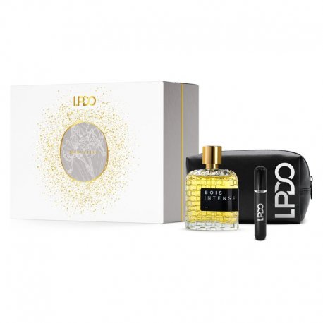 LPDO confezione BOIS INTENSE 100ML PIU\' RICARICA DA 8ML PIU\' POCHETTE (EQUIVALENTE DI BUA DIOR )