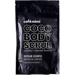 Cafè mimi Dry Scrub Corpo Detox Al Cocco 150grA base di cocco, sale marino e carbone di bambù, questo scrub ha un effet