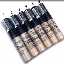 Gabrini correttore  Liquid Concealer n6coprente textur cover La formula liquida si stende perfettamente e mimetizza im