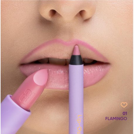 Combo Creamy Lip – 01 Flamingorossetto + matita Combo matita labbra Lip – Ossession Pencil e Lip – Ossession rossetto 