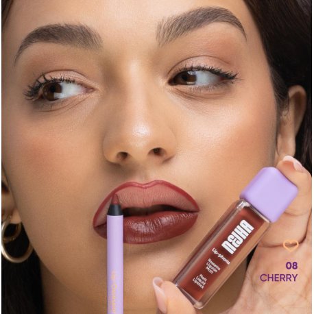 Combo Matt Lip – 08 Cherryrossetto liquido no trasfer + matita Combo matita labbra Lip – Ossession Pencil e Lip – Phor
