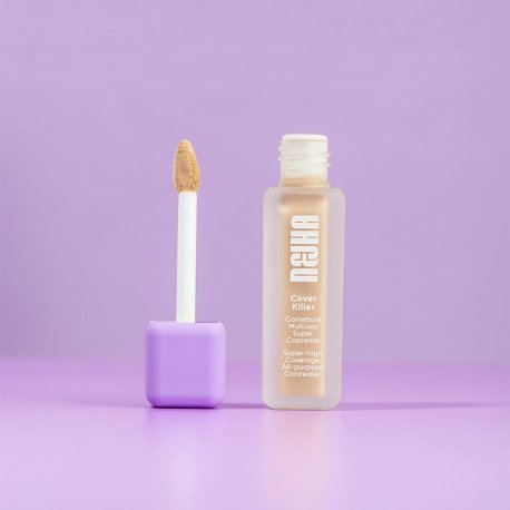 NEJHA Cover Killer – Correttore Occhi e Viso – 03 Almond Correttore multiuso liquido con effetto skin lifting istantaneo
