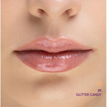 NEJHA  Gloss Effetto Plump – 01 Glitter CandyLucidalabbra volumizzante dal finish luminoso e ultra-brillante.Con la su