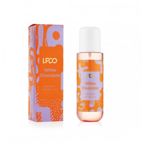 LPDO BODY SPRAY WHITE CHOCOLATE 250MLImmagina un pan di spagna morbido al latte e al burro che custodisce una crema sof