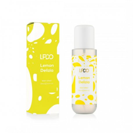 Lpdo lemon delizia body spray 250 mlImmagina una cascata cremosa al limone che incontra un morbido pan di spagna alla v