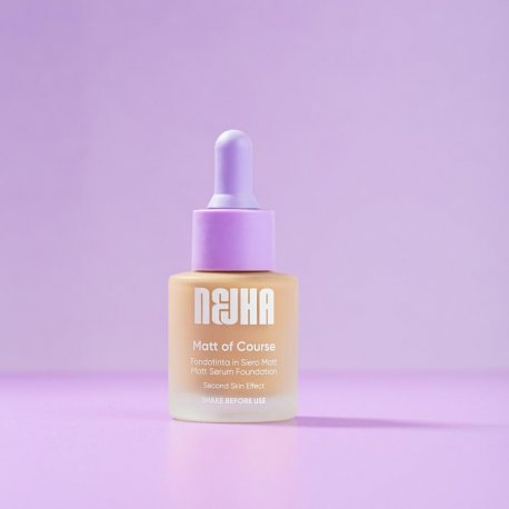 NEJHA Matt of Course – Fondotinta Matt – P07 HazelnutFondotinta in Siero Matt dal finish satinato e vellutato, ultra le