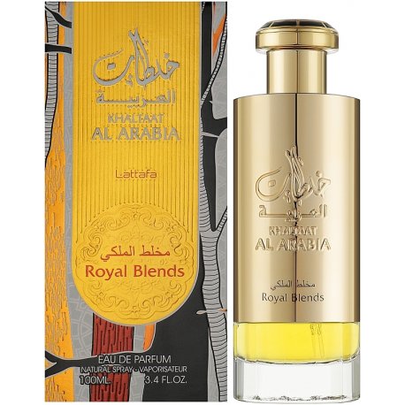 Lattafa Khaltaat Al Arabia Royal Blends di Lattafa Perfumes unisex 100ml Le note di testa sono Frutti e Mela; le note d