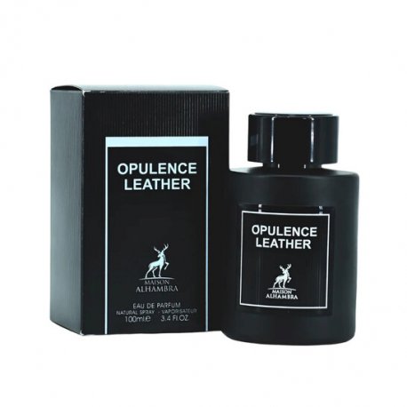 Maison Alhambra 100ml Profumo Opulence Leather EDP Spray da uomoè pensata per l\'uomo moderno che apprezza le cose più 