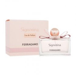 Signorina Ferragamo eau de parfum 100ml Una fresca Eau de Parfum che unisce le vivaci note del pepe rosa e gli accordi 
