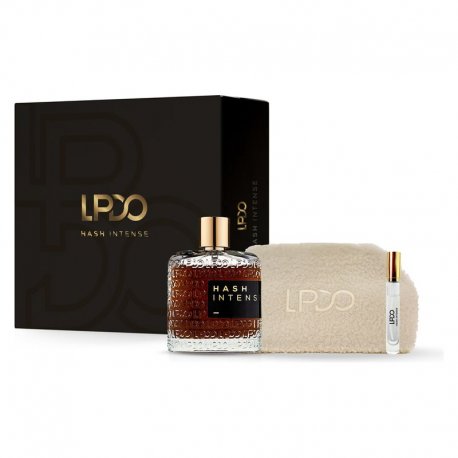  LPDO COFFRET HASH INTENSE 100ML + 8ML ricaricabile + POCHETTEequivalente black afgano