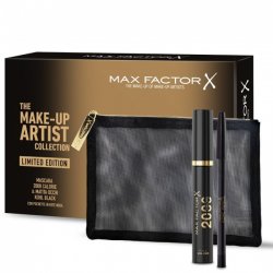 Max Factor Mascara 2000 Calorie E Matita Occhi Kohl PencilConfezione regalo Soft Glam Collection: un\'elegante pochette 