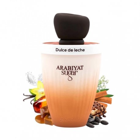 ARABIYAT SUGAR DULCE DE LECHE 100ML SPRAY EAU DE PARFUM Questa fragranza evoca il ricordo di una cialda calda e croccan