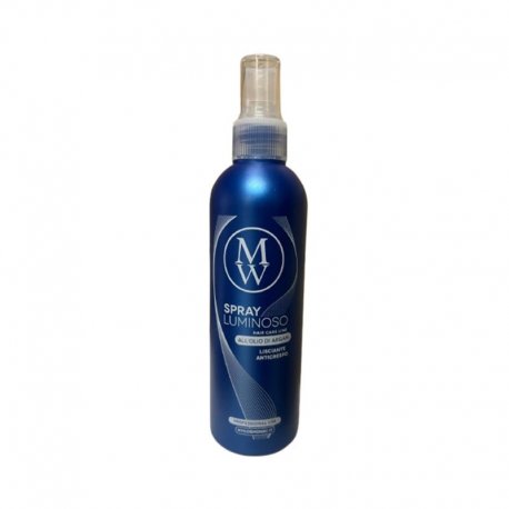 MW Spray Capelli Luminoso Lisciante AnticrespoSpray Luminoso all’olio di argan, effetto lisciante anticrespo.Studiato 