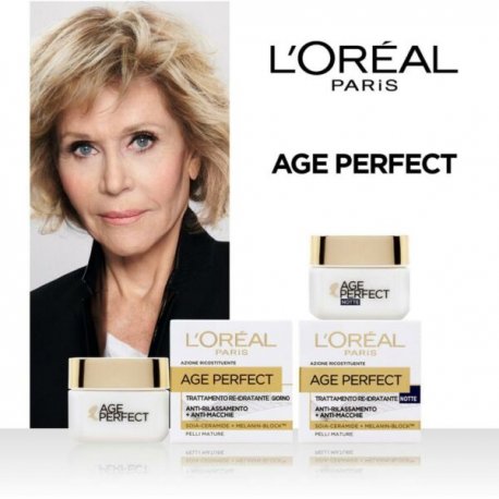 L’Oréal Paris Crema Viso Giorno Age Perfect 50 ml collagene anti rilassamento anti macchieCombatte le macchie e il rila
