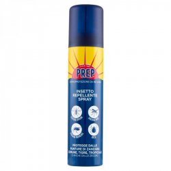 Prep Insetto Repellente Spray 100 mlPrep Insetto Repellente Spray è un aerosol repellente pronto all\'uso, da utilizzare