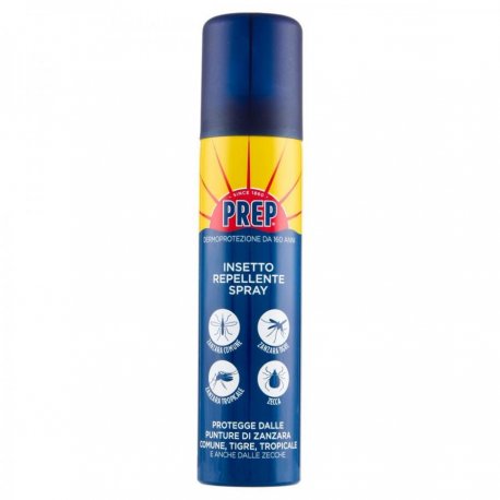 Prep Insetto Repellente Spray 100 mlPrep Insetto Repellente Spray è un aerosol repellente pronto all\'uso, da utilizzare