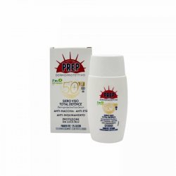 Prep Dermoprotettivo Siero Viso Total Defence Protezione Solare Anti-macchia Anti-eta\' e Anti-inquinamento 50 Spf Senza 