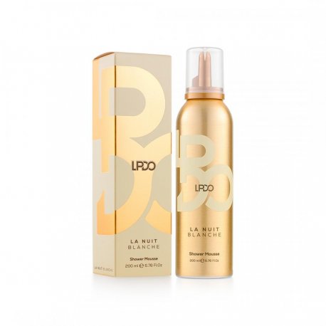 LPDO La Nuit Blanche Shower Mousse 200ml SIMILARE BIANCO LATTE Una Shower Mousse che avvolge la pelle in una nuvola dol
