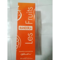 gandini shower gel les fruit mandorla 400ml