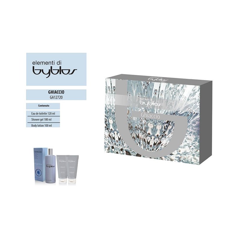 Byblos Ghiaccio Confezione Regalo Eau de Toilette 120ml + Shower Gel 100ml  + Body Lotion 100ml