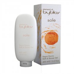 Byblos Sole bagnodoccia 400 mlByblos Sole - Bagnodoccia 400 ml. In apertura tutta l\'accecante energia del sole è affid